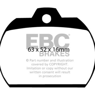 DP184 EBC Ultimax Front Pads Caliper-Girling/TRW VOLKSWAGEN
