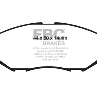 DP1832 EBC Ultimax Front Pads Caliper-NA NISSAN