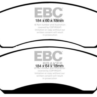 DP1830 EBC Ultimax Front Pads Caliper-NA CADILLAC