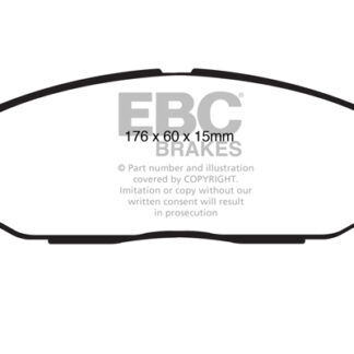 DP1827 EBC Ultimax Front Pads Caliper-NA CADILLAC