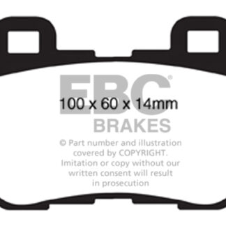 EBC Ultimax OEM Replacement Rear Brake Pads - Nissan 370Z Z34