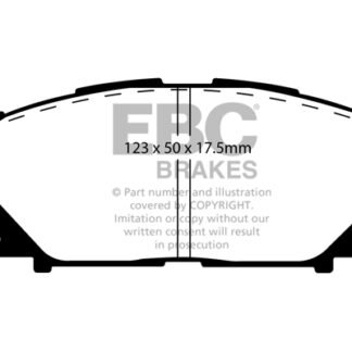 DP1817 EBC Ultimax Front Pads Caliper-Akebono DAIHATSU