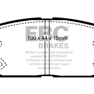 DP1810 EBC Ultimax Rear Pads Caliper-NA KIA