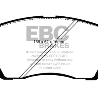 DP1809 EBC Ultimax Front Pads Caliper-Mando HYUNDAI