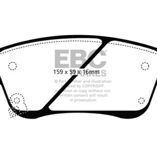 DP1807 EBC Ultimax Front Pads Caliper-NA INFINITI