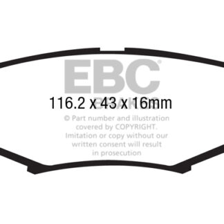 DP1799 EBC Ultimax Rear Pads Caliper-NA DODGE (USA)