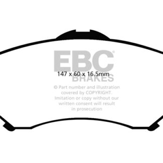 DP1798 EBC Ultimax Front Pads Caliper-NA CHRYSLER (UK)