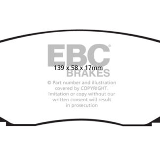 DP1794 EBC Ultimax Front Pads Caliper-Sumitomo FORD