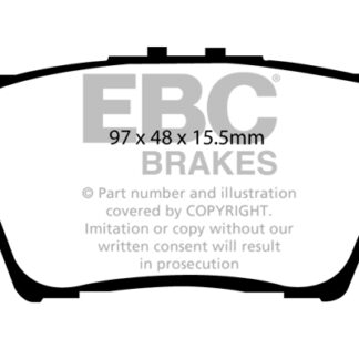 DP1793 EBC Ultimax Rear Pads Caliper-Akebono TOYOTA