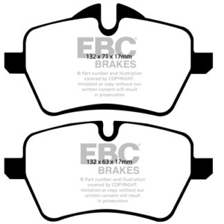 DP1789 EBC Ultimax Front Pads Caliper-TRW MINI