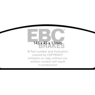 DP1780 EBC Ultimax Rear Pads Caliper-NA CADILLAC