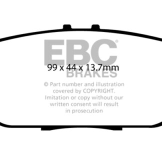 DP1775 EBC Ultimax Rear Pads Caliper-Sumitomo ABARTH