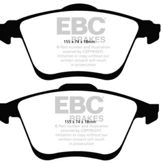 DP1773 EBC Ultimax Front Pads Caliper-ATE MAZDA