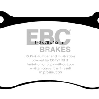 DP1764 EBC Ultimax Front Pads Caliper-Brembo CHRYSLER (USA)
