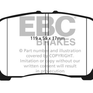 DP1763 EBC Ultimax Front Pads Caliper-NA CHEVROLET