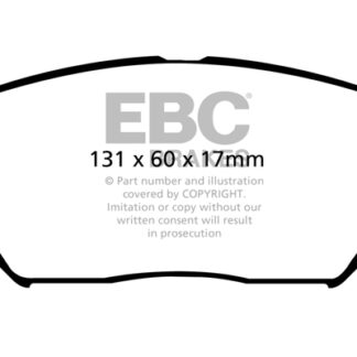 DP1757 EBC Ultimax Front Pads Caliper-NA HYUNDAI