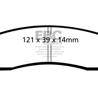 DP1751 EBC Ultimax Rear Pads Caliper-NA CHEVROLET