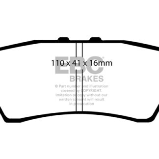 DP1748 EBC Ultimax Rear Pads Caliper-Tokico NISSAN