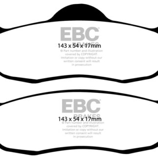 DP1745 EBC Ultimax Rear Pads Caliper-NA JEEP