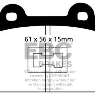DP174 EBC Ultimax Front Pads Caliper-ATE AUDI