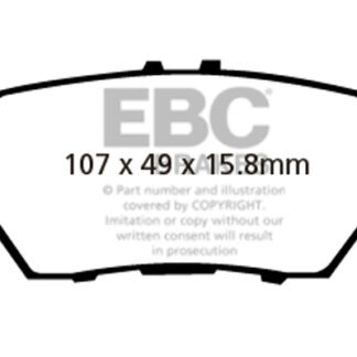 DP1736 EBC Ultimax Rear Pads Caliper-NA HONDA