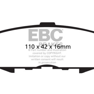 DP1733 EBC Ultimax Rear Pads Caliper-NA MAZDA