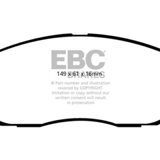 DP1725 EBC Ultimax Front Pads Caliper-NA HYUNDAI