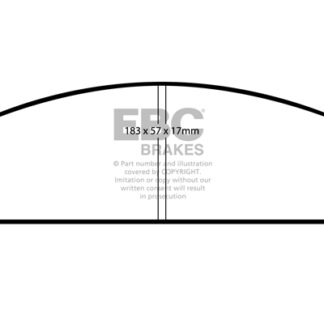 DP1724 EBC Ultimax Front Pads Caliper-NA CHRYSLER (USA)