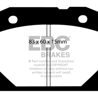 DP172 EBC Ultimax Front Pads Caliper-Bendix LADA