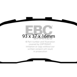 DP1716 EBC Ultimax Rear Pads Caliper-NA TOYOTA
