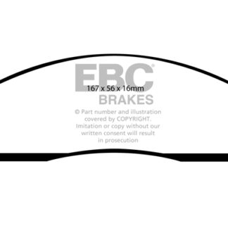 DP1705 EBC Ultimax Front Pads Caliper-NA HOLDEN (Australia and New Zealand)