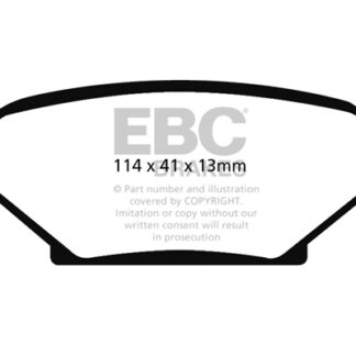 DP1704 EBC Ultimax Rear Pads Caliper-NA CHEVROLET