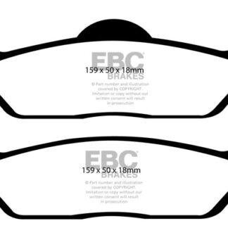 DP1697 EBC Ultimax Rear Pads Caliper-NA FORD