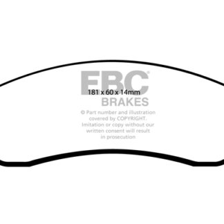 DP1692 EBC Ultimax Front Pads Caliper-NA CADILLAC