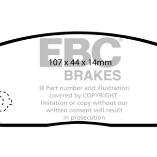 DP1691 EBC Ultimax Rear Pads Caliper-NA SUBARU