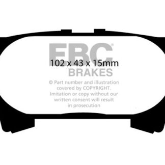 DP1682 EBC Ultimax Rear Pads Caliper-NA LEXUS