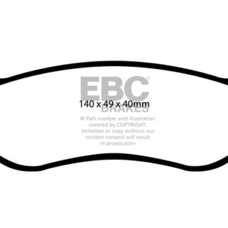 DP1673 EBC Ultimax Rear Pads Caliper-NA JEEP
