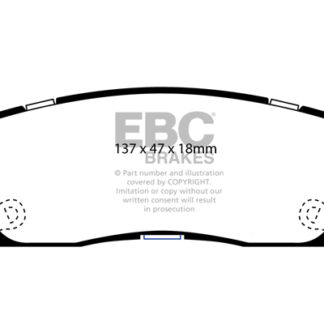 DP1672 EBC Ultimax Rear Pads Caliper-NA CHEVROLET