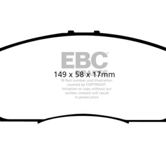 DP1669 EBC Ultimax Front Pads Caliper-NA HONDA