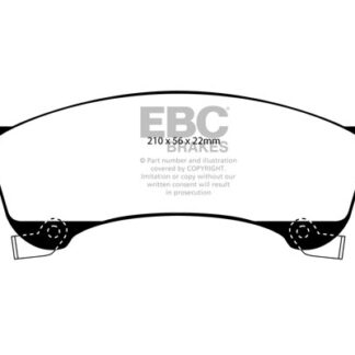 DP1651 EBC Ultimax Front Pads Caliper-NA FORD
