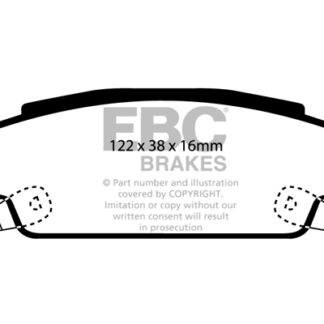 DP1646 EBC Ultimax Rear Pads Caliper-NA CADILLAC