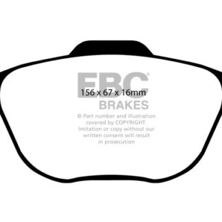 DP1641 EBC Ultimax Front Pads Caliper-ATE FORD