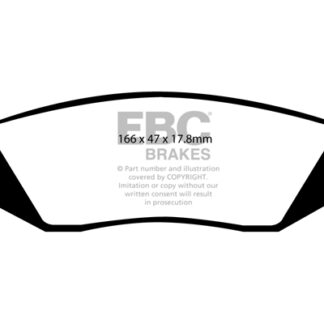 DP1639 EBC Ultimax Rear Pads Caliper-NA DODGE (USA)