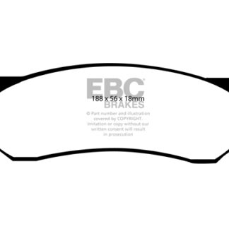 DP1638 EBC Ultimax Front Pads Caliper-NA DODGE (USA)