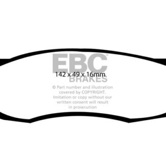 DP1633 EBC Ultimax Rear Pads Caliper-NA FORD