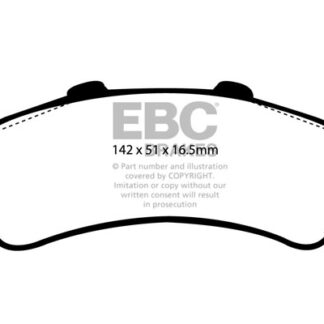 DP1630 EBC Ultimax Rear Pads Caliper-NA CHEVROLET