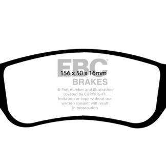 DP1629 EBC Ultimax Rear Pads Caliper-NA CHRYSLER (USA)
