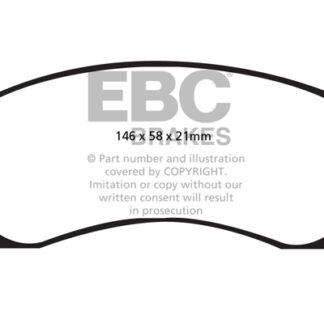 DP1628 EBC Ultimax Front Pads Caliper-NA CHEVROLET