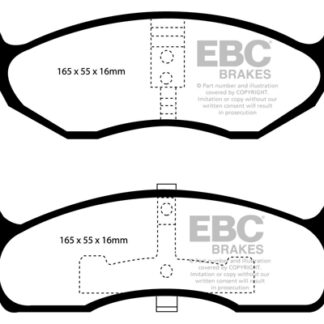 DP1623 EBC Ultimax Front Pads Caliper-NA CHRYSLER (USA)