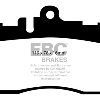 DP1622 EBC Ultimax Front Pads Caliper-NA LEXUS